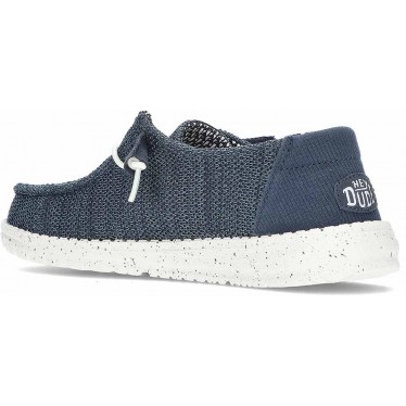 Zapatos para mujer HEYDUDE Wendy Stretch Sox HD41878 NAVY
