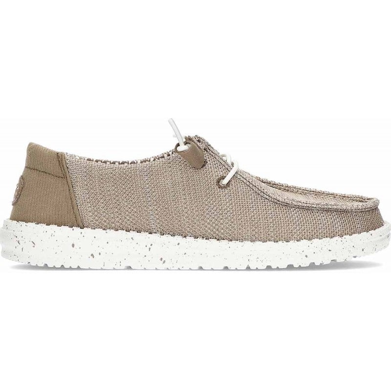 Zapatos para mujer HEYDUDE Wendy Stretch Sox HD41878 WALNUT