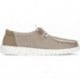 Zapatos para mujer HEYDUDE Wendy Stretch Sox HD41878 WALNUT