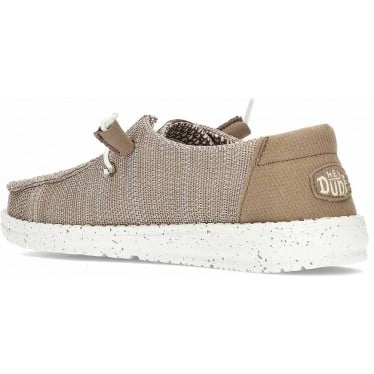 Zapatos para mujer HEYDUDE Wendy Stretch Sox HD41878 WALNUT