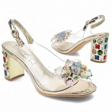 Zapatos con tacón LAURA VITA MISSY01 DORE