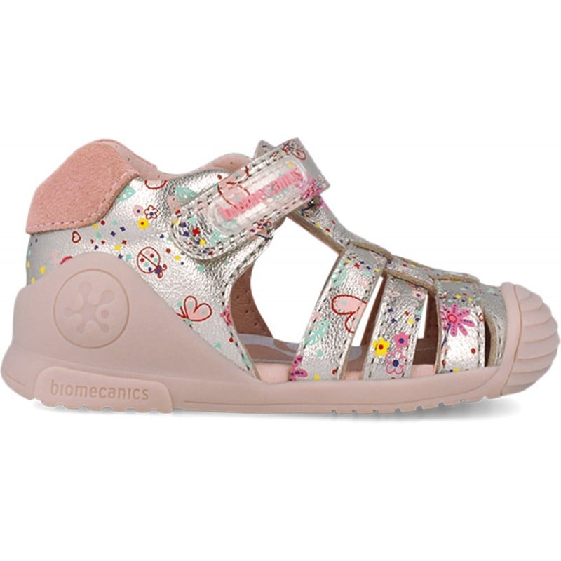 Sandalias para chica Biomecanics 252103 Estampado CHAMPAGNE_B122