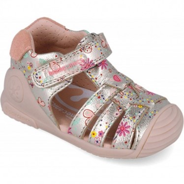 Sandalias para chica Biomecanics 252103 Estampado CHAMPAGNE_B122