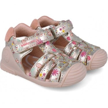 Sandalias para chica Biomecanics 252103 Estampado CHAMPAGNE_B122
