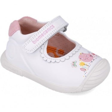 Merceditas para niña Biomecanics 252105 Jardin BLANCO_B050