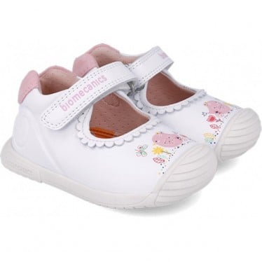 Merceditas para niña Biomecanics 252105 Jardin BLANCO_B050