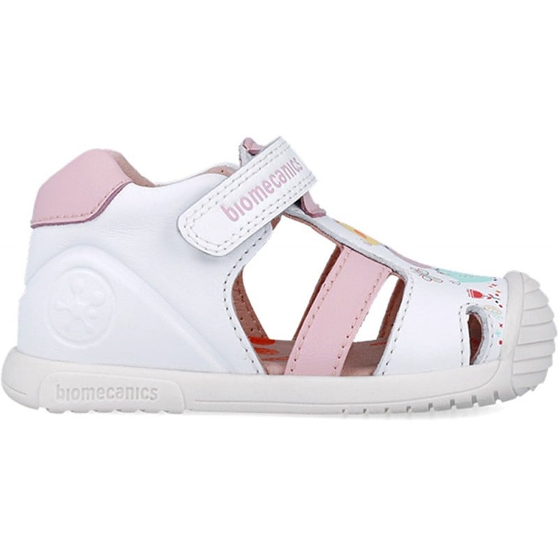 Sandalias para chica Biomecanics 252106 Jardín BLANCO_B050