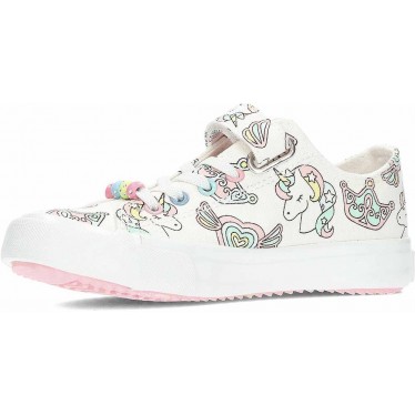 Sneakers para niña CONGUITOS Unicorn Fantasy 284096 WHITE