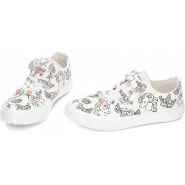 Sneakers para niña CONGUITOS Unicorn Fantasy 284096 WHITE