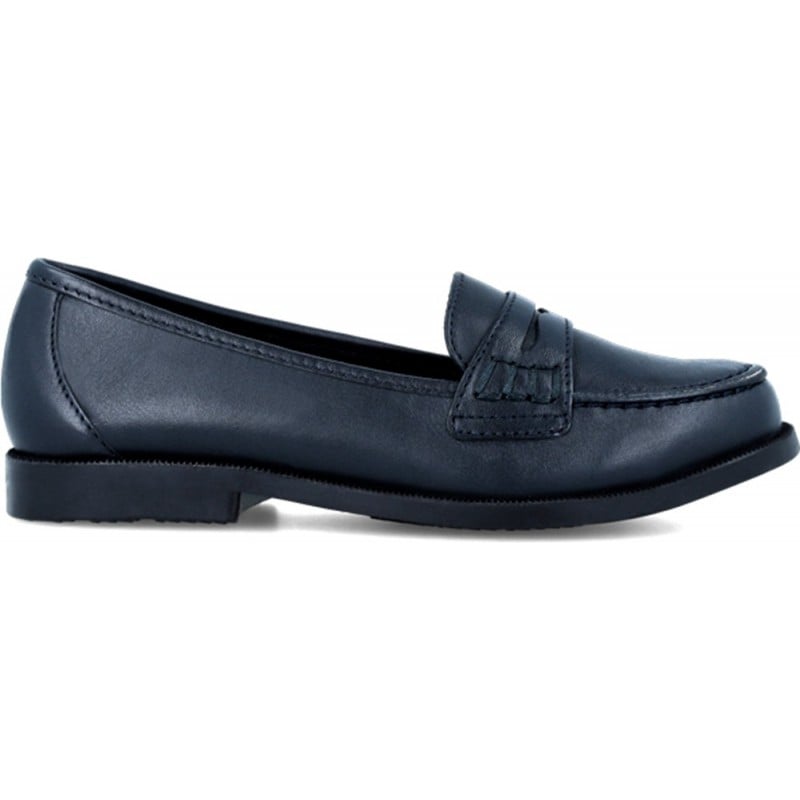 Mocasines colegiales para chica Garvalín 241705 Copete AZUL_MARINO_B089