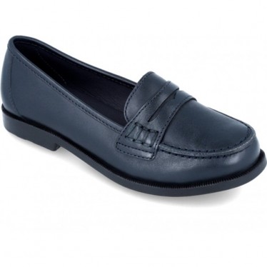 Mocasines colegiales para chica Garvalín 241705 Copete AZUL_MARINO_B089