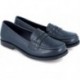 Mocasines colegiales para chica Garvalín 241705 Copete AZUL_MARINO_B089