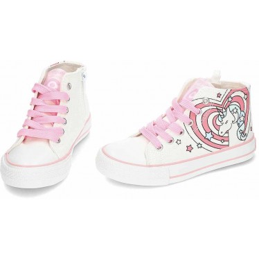 Zapatillas altas para niña CONGUITOS Unicorn Fantasy 283108 MULTI