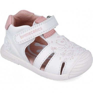 Sandalias para niña Biomecanics 252108 Print BLANCO_C050