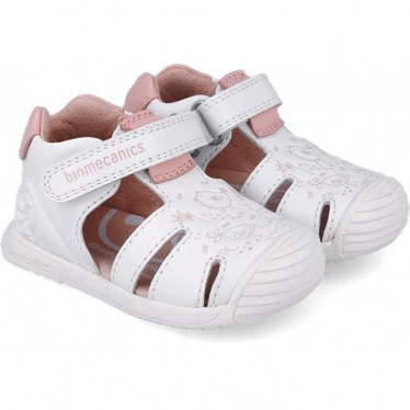 Sandalias para niña Biomecanics 252108 Print BLANCO_C050