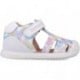 Sandalias para niña Biomecanics 252110 Estampado Corazones BLANCO_B050