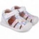 Sandalias para niña Biomecanics 252110 Estampado Corazones BLANCO_B050