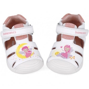 Sandalias para niña Biomecanics 252111 Twins BLANCO_A050