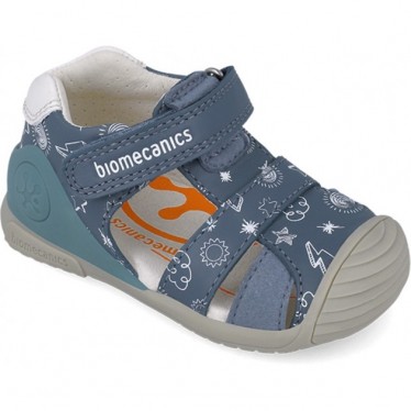 Sandalias para chico Biomecanics 252116 Estampado PETROL_A556