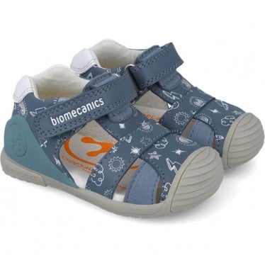 Sandalias para chico Biomecanics 252116 Estampado PETROL_A556
