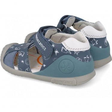 Sandalias para chico Biomecanics 252116 Estampado PETROL_A556