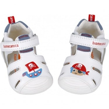 Sandalias para chico Biomecanics 252118 Pirata BLANCO_B050