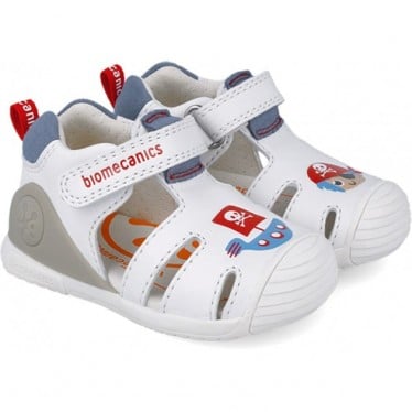 Sandalias para chico Biomecanics 252118 Pirata BLANCO_B050