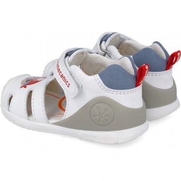 Sandalias para chico Biomecanics 252118 Pirata BLANCO_B050