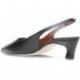 Zapato destalonado de salón ANGEL ALARCON Suzanne 25048 NEGRO