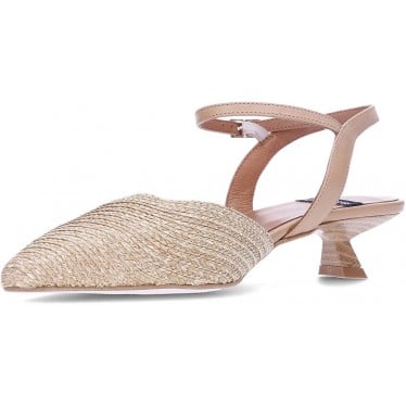 Zapato de salón ANGEL ALARCON Lea 25057 NATURAL