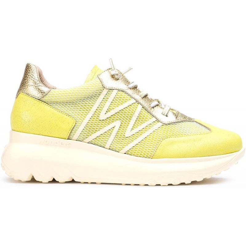 Deportivas para mujer Wonders Azure A-4001 CYBER_PLATINO