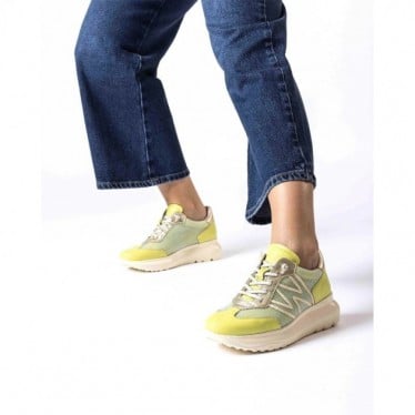 Deportivas para mujer Wonders Azure A-4001 CYBER_PLATINO