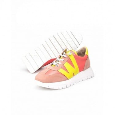 Deportiva para mujer Wonders A-2476 Racer CORAL