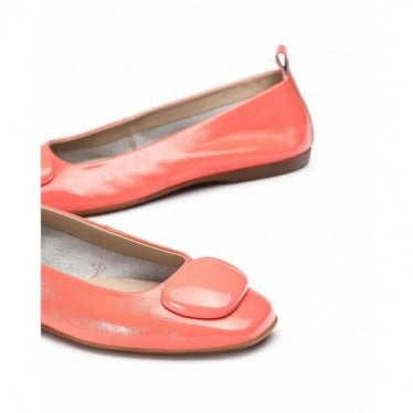 Bailarinas para mujer Wonders A-86120 FEI LACK_CORAL