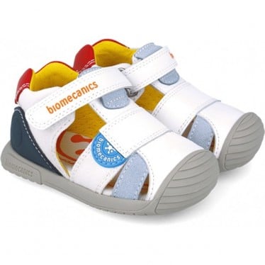 Sandalia de chico BIOMECANICS Urban 252127 BLANCO_C050