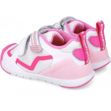 Deportivas niña BIOMECANICS Primeros pasos 252133 BLANCO_FUCSIA_D304