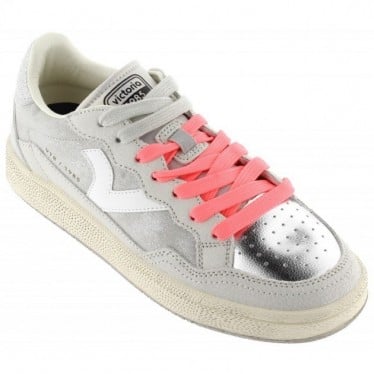 Deportivas Victoria 8806103 Smash Metal Glitter PLATA