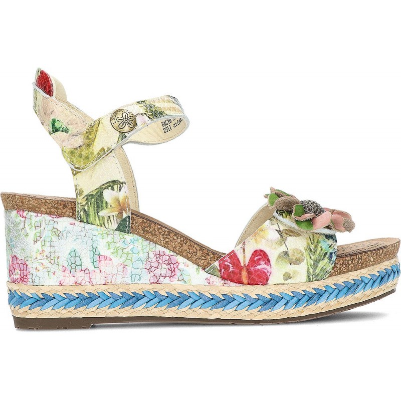 SANDALIAS DE LAURA VITA FACYO80 CHAUSSURE BEIGE