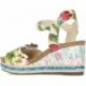 SANDALIAS DE LAURA VITA FACYO80 CHAUSSURE BEIGE