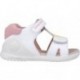 Sandalias para chica Biomecanics 252140 Twin Biogateo BLANCO