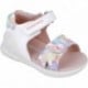 Sandalia para niña Biomecanics 252141 Estampado Biogateo open toe BLANCO_B050