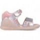 Sandalias para niña Biomecanics 252142 Estampado Biogateo open toe PLATA_B198