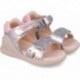 Sandalias para niña Biomecanics 252142 Estampado Biogateo open toe PLATA_B198