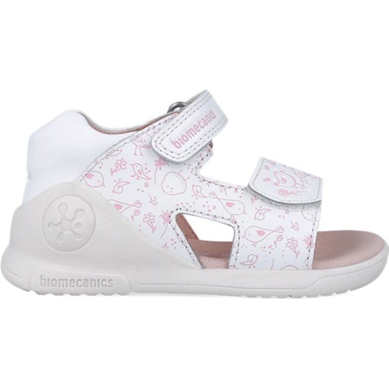 Sandalias para niña Biomecanics 252143 Biogateo open toe Estampado BLANCO_B050
