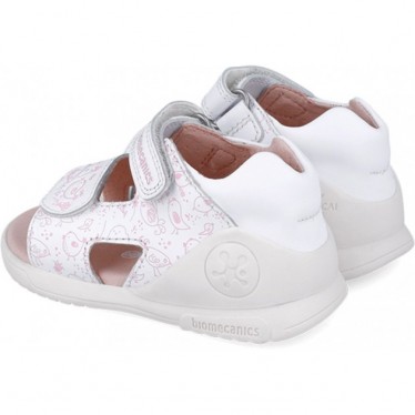 Sandalias para niña Biomecanics 252143 Biogateo open toe Estampado BLANCO_B050