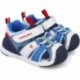 Sandalia para chico BIOMECANICS Sport 252135 BLANCO_AZUL_B057