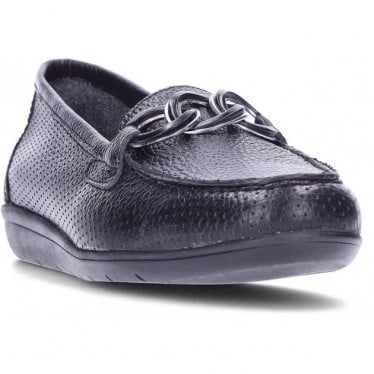 Mocasin de mujer 24 HORAS 26456 NEGRO