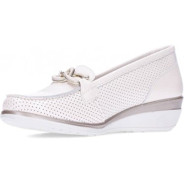 Mocasín de piel para mujer 24 HORAS 26410 LINO