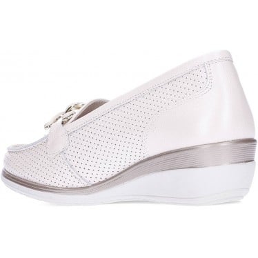 Mocasín de piel para mujer 24 HORAS 26410 LINO
