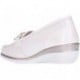 Mocasín de piel para mujer 24 HORAS 26410 LINO